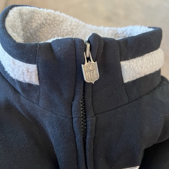 Colts NFL Vintage‎ Proline Large Blue Fleece Lined Wool Jacket Football Fan - Picture 8 of 9